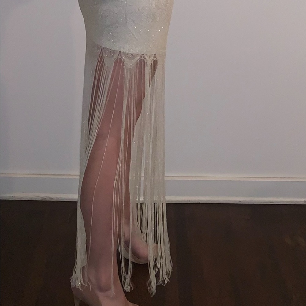 Alice + Olivia Tan Gold Sheath Maxi Dress - Picture 3 of 7
